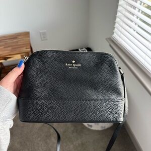 Kate Spade Black Pebbled Leather Shoulder Bag USED ONCE!